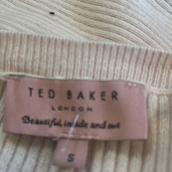 Ted Baker Oversized Knit Top in Light Pink - Picture 8 of 8